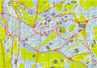 Mapa de Santiago de Compostela